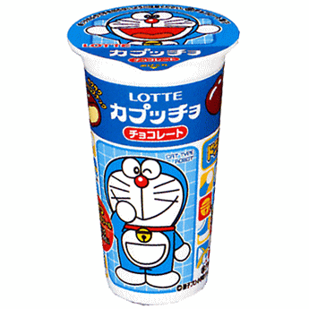 Lotte Chocolate Cup 37g (Doraemon)