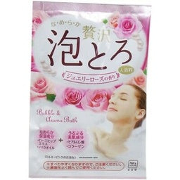 Cow Soap Bubble & Aroma Bath Salt 30g (Jewelry Rose)